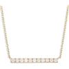 LB Exclusive - Collana in oro giallo 14 carati con diamanti - Donna - diamanti/oro giallo 14kt - Taglia unica