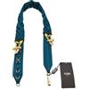 Fendi Pre-Owned - Tracolla per borsa in raso - Donna - raso/metallo - Taglia unica - Blu