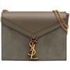 Saint Laurent Pre-Owned - Borsa a spalla Cassandra in pelle di vitello liscia e scamosciata con monogramma 2019 - Donna - pelle scamosciata - Tagli...
