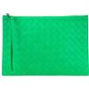 Bottega Veneta Pre-Owned - Clutch Intrecciato in pelle 2012-2024 - Donna - pelle di vitello - Taglia unica - Verde
