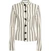 Balenciaga Pre-Owned - Cardigan a righe - Donna - seta - M - Toni neutri