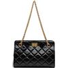 CHANEL Pre-Owned - Borsa a spalla Reissue 2.55 in pelle di vitello lucida effetto craquelé 2014-2015 - Donna - pelle di vitello - Taglia unica - Nero