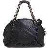 Gianfranco Ferré - Borsa tote con catena - Donna - nylon/pelle - Taglia unica - Nero
