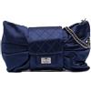 CHANEL Pre-Owned - Clutch a tracolla CC con fiocco in raso 2008-2009 - Donna - raso - Taglia unica - Blu