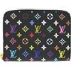 Louis Vuitton Pre-Owned - Portafoglio Monogram Multicolor 2012 - Donna - tela/pelle - Taglia unica - Nero