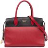 Prada Pre-Owned - Borsa a tracolla Esplanade in pelle Saffiano e City Calf 2000-2024 - Donna - pelle/pelle di vitello - Taglia unica - Nero