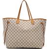 Louis Vuitton Pre-Owned - Borsa tote Neverfull GM in tela Damier Azur2012 - Donna - tela - Taglia unica - Bianco