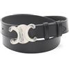 Celine Pre-Owned - Cintura Triomphe in pelle anni 2020 - Uomo - pelle di vitello - 90 - Nero