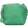 Bottega Veneta Pre-Owned - Borsa a tracolla Cube con design Intrecciato in nappa 2012-2024 - Donna - nappa - Taglia unica - Verde