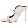 Malone Souliers - Mules Maureen in pelle 100mm - Donna - pelle di vitello/pelle di vitello/pelle di vitello - 39.5 - Bianco