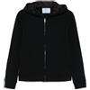 Prada Pre-Owned - Felpa con zip 2018 - Donna - cotone/elastam - M - Nero