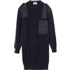 Prada Pre-Owned - Abito midi 10's Re-Nylon - Donna - ECONYL®/lana - 40 - Blu
