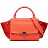 Celine Pre-Owned - Borsa a tracolla Trapeze piccola in pelle 2015 - Donna - pelle di vitello - Taglia unica - Arancione