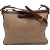 Prada Pre-Owned - Borsa a tracolla con logo jacquard 2010-2020 - Donna - tela - Taglia unica - Toni neutri