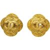 CHANEL Pre-Owned - Orecchini a quadrifoglio CC 1996 - Donna - placcatura in oro - Taglia unica