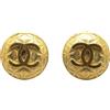 CHANEL Pre-Owned - Orecchini tondi CC a clip con placcatura oro 1995 - Donna - placcatura in oro - Taglia unica