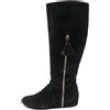Stuart Weitzman - Stivali in pelle scamosciata con nappa - Donna - pelle/pelle scamosciata/gomma - 39 - Nero