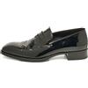 TOM FORD - Mocassini con finitura verniciata - Uomo - pelle/pelle/pelle - 41.5 - Nero