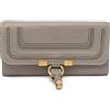 Chloé Pre-Owned - Portafoglio Marcie - Donna - nylon/pelle/pelle - Taglia unica - Grigio