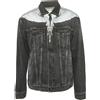 Marcelo Burlon County of Milan - Giacca denim con stampa grafica - Uomo - cotone - L - Nero