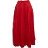 Gucci Pre-Owned - Gonna lunga plissettata - Donna - poliestere/cotone - L - Rosso