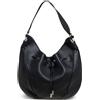 Ferragamo Pre-Owned - Borsa a spalla in pelle - Donna - pelle di vitello/tela - Taglia unica - Nero
