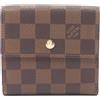 Louis Vuitton Pre-Owned - Portafoglio Elise 2008 - Donna - PVC/tela/pelle di vitello - Taglia unica - Marrone