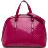 Gucci Pre-Owned - Borsa a tracolla Microguccissima Nice Dome media con finitura lucida 2016-2025 - Donna - pelle lucida - Taglia unica - Rosa