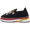 Dolce & Gabbana Pre-Owned - Sneakers con decorazione in cristalli - Donna - gomma/tessuto/neoprene - 40.5 - Nero