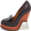 Fendi Pre-Owned - Pumps in pelle con tacco 130mm - Donna - gomma/pelle/pelle/pelle - 36 - Nero