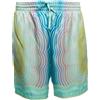 Casablanca - Shorts Pre-owned - Uomo - seta/poliestere - L - Blu