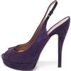 Gucci Pre-Owned - Pumps in pelle scamosciata 115mm - Donna - pelle di vitello/pelle di vitello/pelle scamosciata di vitello - 39 - Viola