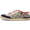 Gucci Pre-Owned - Sneakers in tela GG Supreme - Donna - pelle scamosciata di vitello/gomma/poliuretano/tessuto/tela - 37.5 - Toni neutri