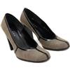 Gucci Pre-Owned - Pumps con tacco largo - Donna - tela/pelle lucida/pelle/pelle - 36 - Marrone