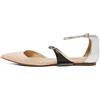 Jimmy Choo Pre-Owned - Pumps in pelle a suola piatta - Donna - pelle/pelle/pelle - 39.5 - Toni neutri