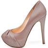 Gina - Pumps con decorazione 125mm - Donna - pelle/paglia/pelle - 37 - Rosa