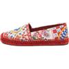 Dolce & Gabbana Pre-Owned - Espadrilles con stampa maioliche - Donna - pelle di vitello/pelle di vitello/pelle di vitello - 36 - Rosso