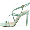 Gianvito Rossi - Sandali Manilla 110mm Pre-owned - Donna - pelle/pelle/pelle - 39 - Verde