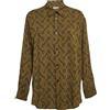 Balenciaga Pre-Owned - Camicia con stampa geometrica - Donna - viscosa - M - Verde