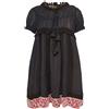 Chloé Pre-Owned - Abito corto stile impero - Donna - cotone/seta - S - Blu