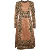 Missoni Pre-Owned - Abito midi a fiori jacquard - Donna - viscosa/lana/poliammide/cotone - S - Toni neutri