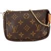 Louis Vuitton Pre-Owned - Borsa a mano Pochette Accessoires mini con monogramma 2006 - Donna - tela - Taglia unica - Marrone