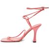 Bottega Veneta Pre-Owned - Sandali in pelle con tacco 95mm - Donna - pelle/pelle/gomma - 37 - Rosa