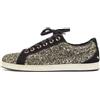 Jimmy Choo Pre-Owned - Sneakers con dettaglio glitter - Donna - gomma/Glitter/pelle di vitello - 41 - Oro