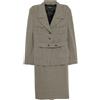 Gucci Pre-Owned - Tailleur con gonna 1990-2000 - Donna - lana - Taglia unica - Marrone