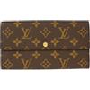 Louis Vuitton Pre-Owned - Portafoglio Porte Monnaie 2003 - unisex - pelle/PVC - Taglia unica - Marrone