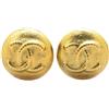 CHANEL Pre-Owned - Orecchini a clip CC placcati in oro 1995 - Donna - placcatura in oro - Taglia unica