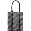 Christian Dior Pre-Owned - Borsa tote Diorissimo in tela con motivo Trotter 2002 - Donna - pelle di vitello/tela - Taglia unica - Blu