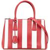 Prada Pre-Owned - Borsa tote Galleria piccola bicolore in pelle Saffiano con doppia zip 2000-202 - Donna - pelle - Taglia unica - Rosso