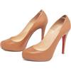 Christian Louboutin Pre-Owned - Pumps in pelle con plateau 115mm - Donna - pelle/pelle/pelle - 37.5 - Toni neutri